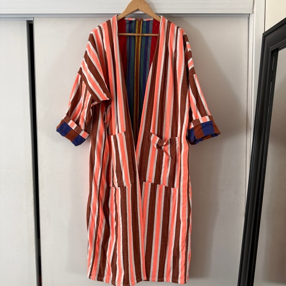 Ace and Jig Long Quilted Duster in Cocktail, Backstroke, and Rodeo - Picture 10 of 12